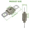 BOJACK AMI/Midi 150A High Current Fuse - Bolt-on Fuse 150 Amp for Cars, Trucks, Construction Vehicles, Buses, Caravans (Pack of 3)