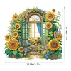 2D flache Sonnenblume DIY Acryl Tischplatte Diamond Painting Ornament Kits für Erwachsene
