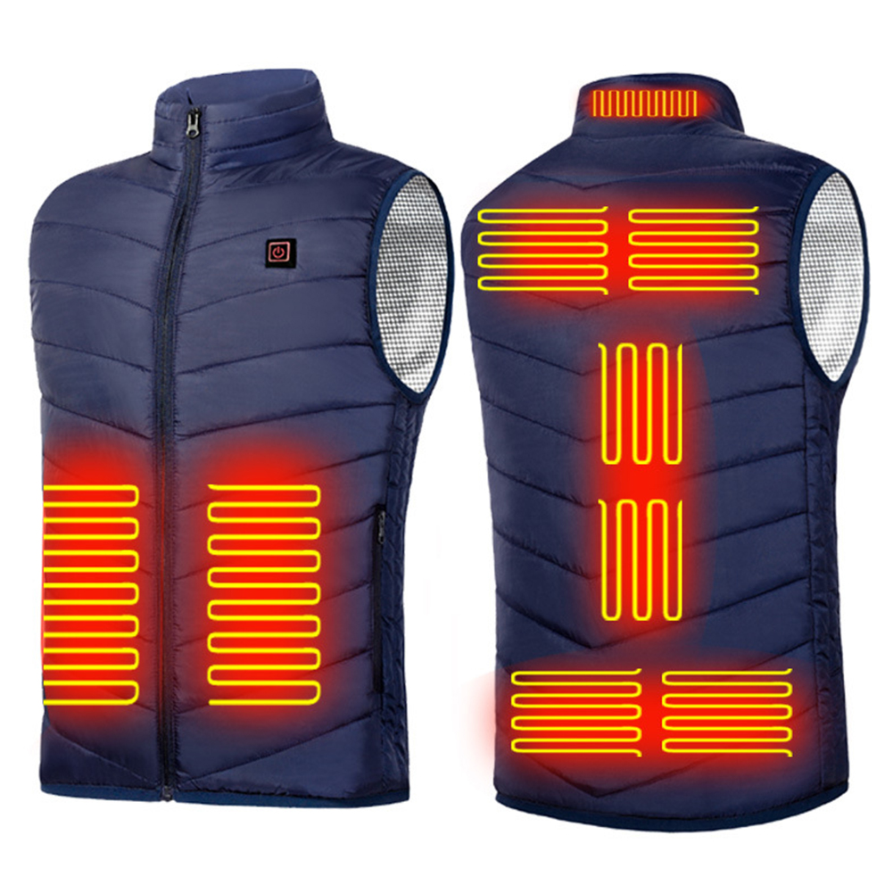 

Heated Jacket Men Coat Intelligent USB Electric Warm Winter Thermal Vest, 3xl, 501 Original