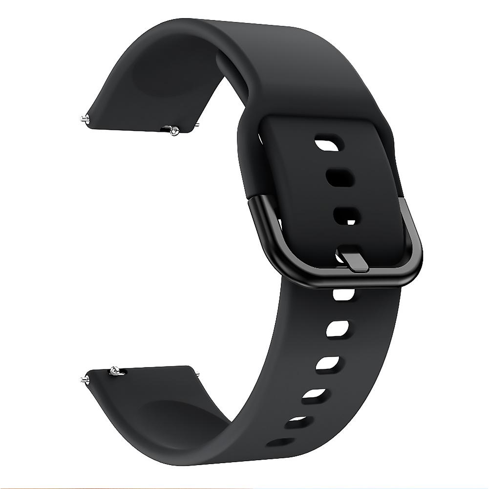 

Silicone 20Mm Solid Color Strap For Amazfit Gts Garmin Vivomove Hr, Black, 501 Original