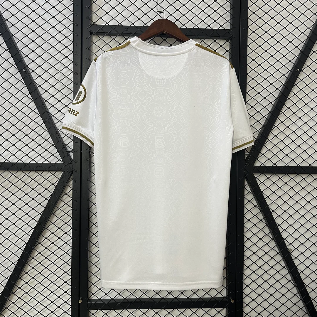 25/26 Bayern Munich 125th Anniversary White Football Shirt Thai Quality