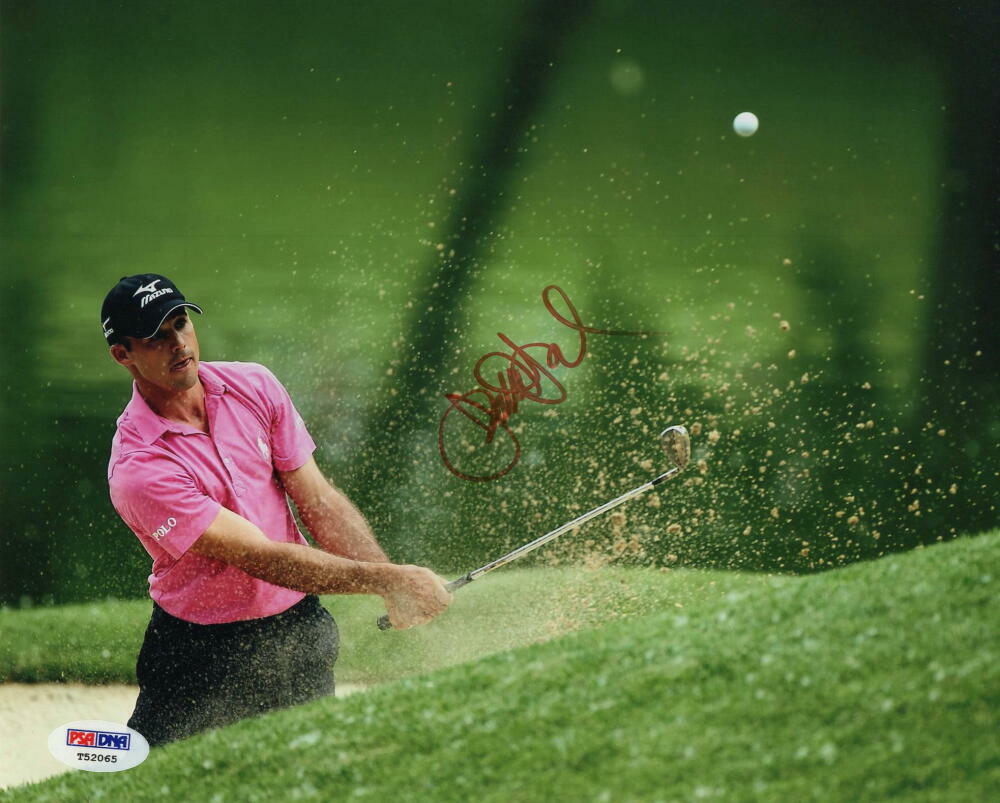 JONATHAN BYRD SIGNED AUTOGRAPH 8x10 Photo Poster painting - GOLF PGA TOUR ROOKIE OF THE YEAR PSA