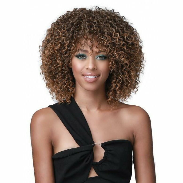 Bobbi Boss Miss Origin Human Hair Blend Wig – MOG006S Tina Short