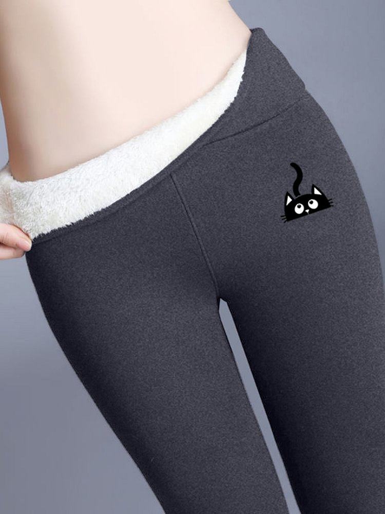 Cat feet Thickened leggings trousers