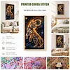 Golden Cosmic Tiger-11CT Stamped Cross Stitch 40*70cm(Big Size) tapestrymarket
