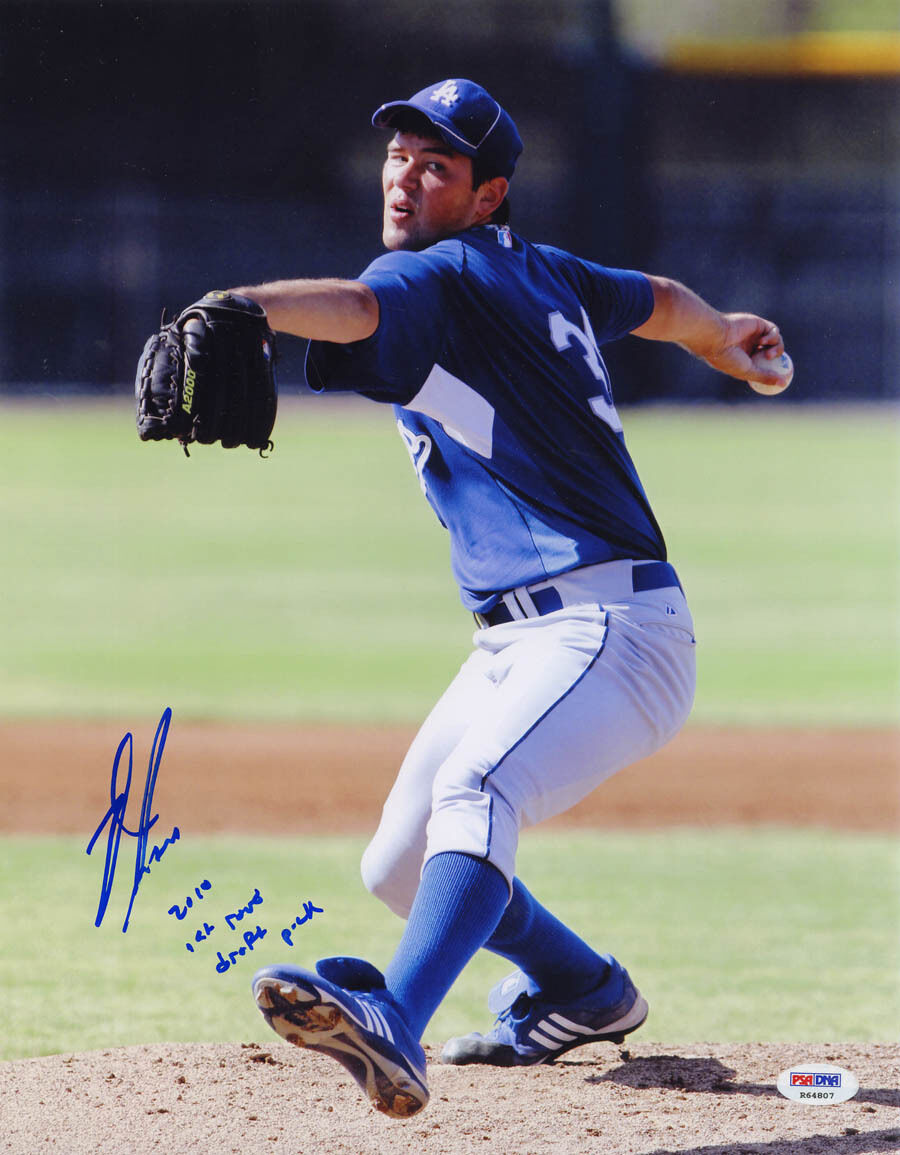 Zach Lee SIGNED 11x14 Photo Poster painting Los Angeles Dodgers RookieGraph PSA/DNA AUTOGRAPHED