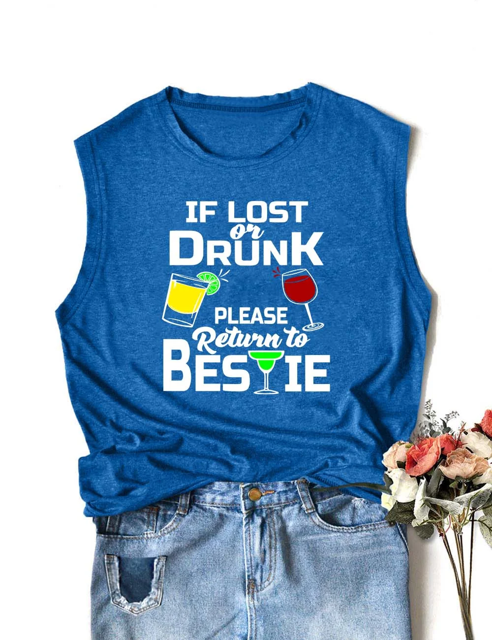 If Lost Or Drunk Please Return To Bestie Tank