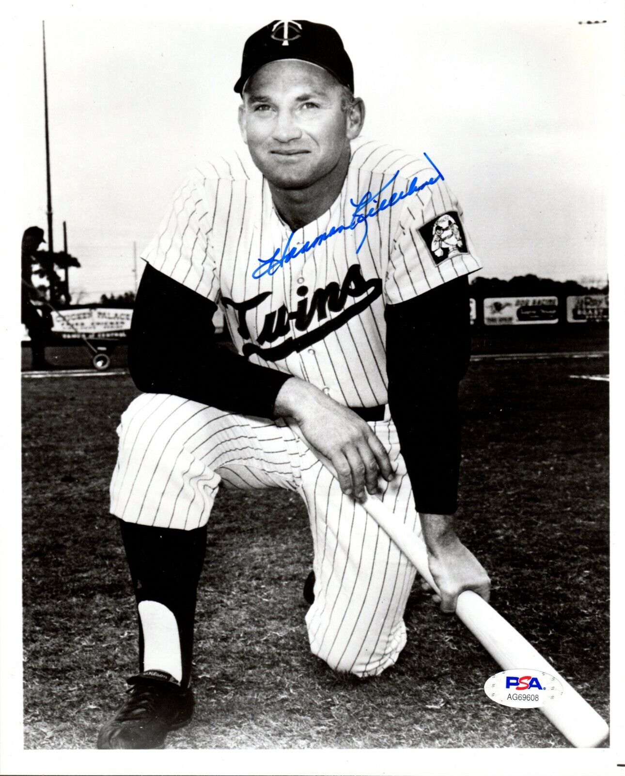 Harmon Killebrew autographed signed 8x10 Photo Poster painting MLB Minnesota Twins PSA COA