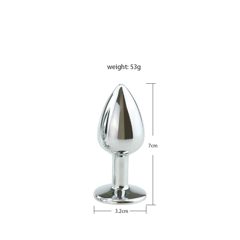 Stainless Steel Anal Butt Plug Fantasy Sex Anal Stimulation Toy 