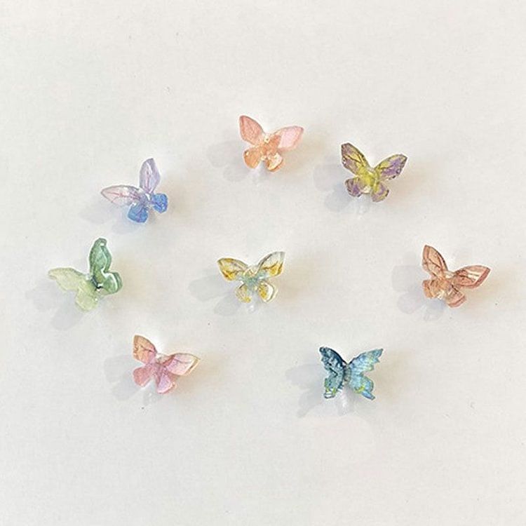 Jolieaprile Stylish Tiny Butterfly Stud Earrings