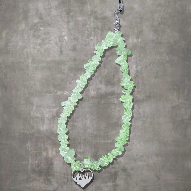 Artistic Commute Geometric Stone Zinc Alloy Mobile Phone Chain