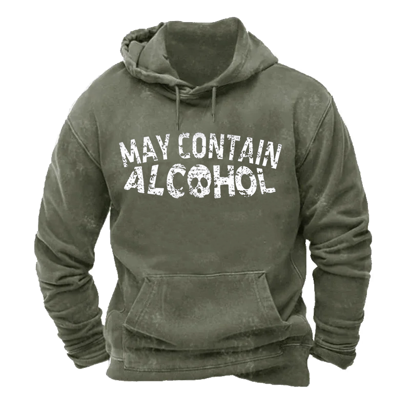 Warm Lined May Contain Alcohol Hoodie ctolen