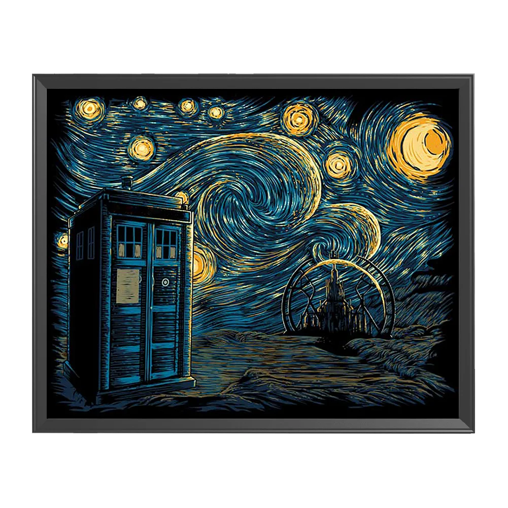 Full Printed Cross Stitch 11CT - Doctor Who(50*40cm)
