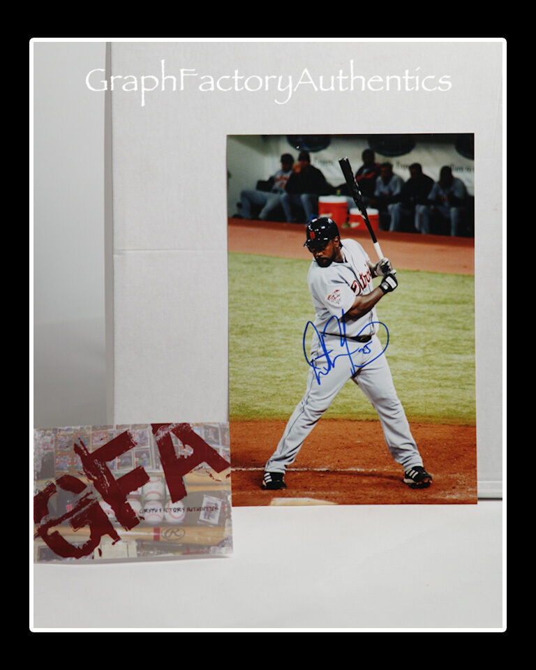 Demitri Young *Detroit Tigers* Signed Autographed 8x12 Photo Poster painting COA GFA