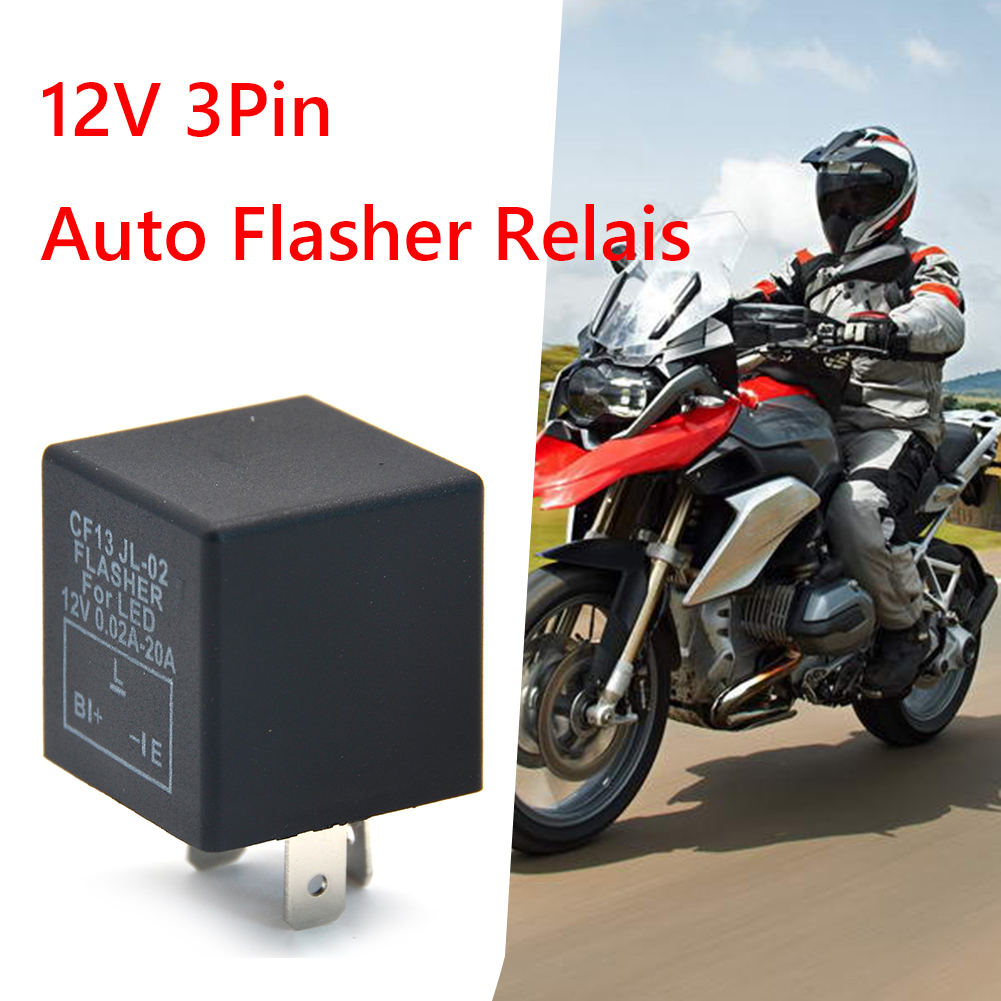 LED Indicator Flasher Relay for Turn Signals with 3Pin CF13 JL02