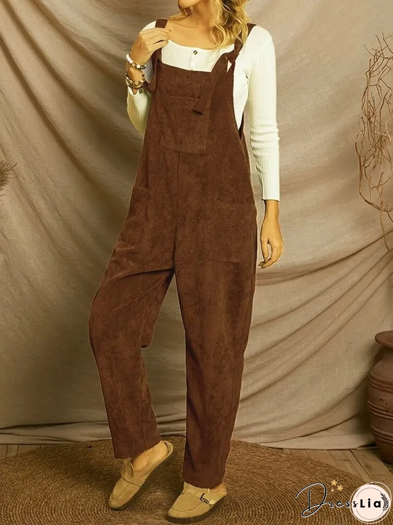 Patched Pocket Jumpsuit