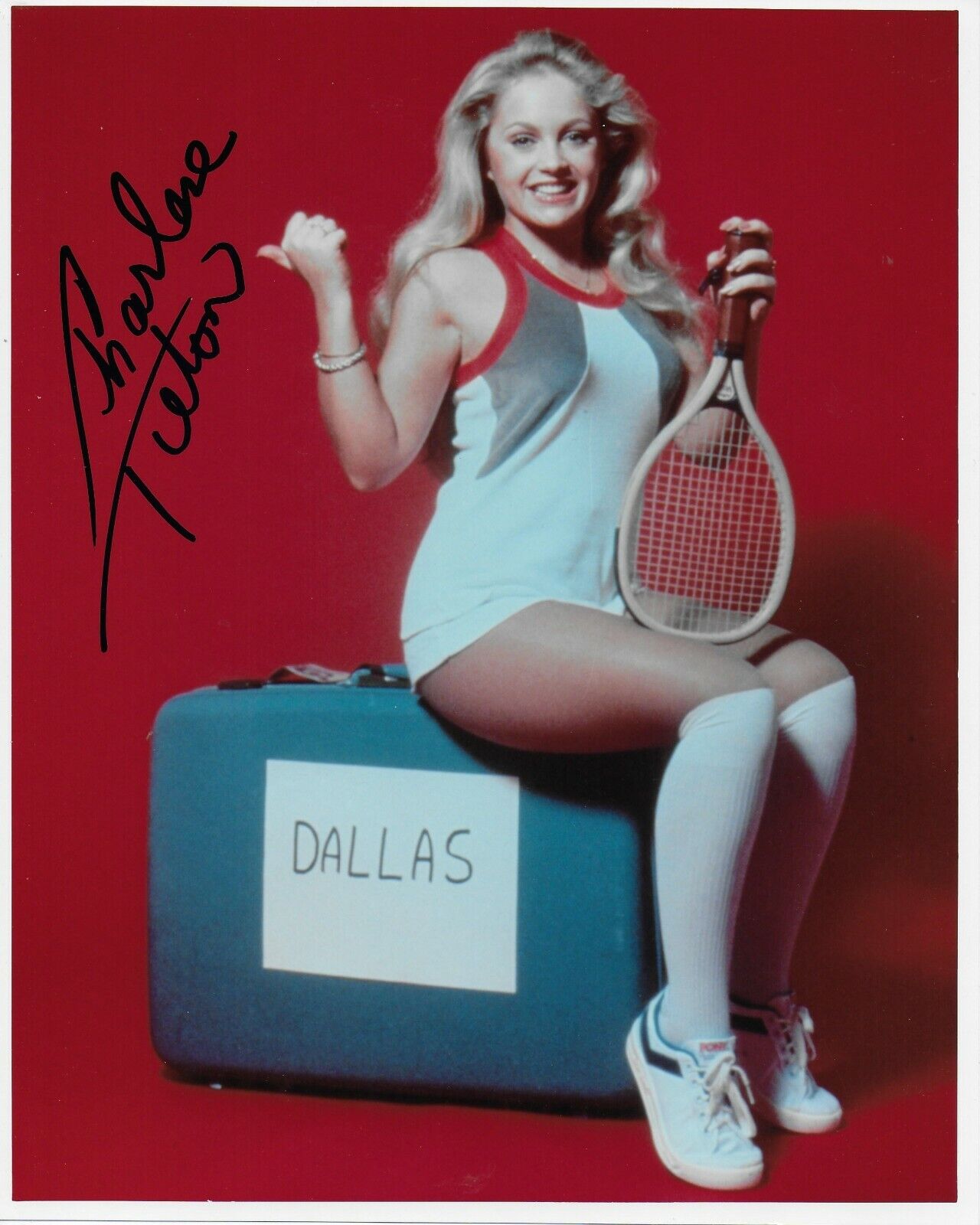 Charlene Tilton Dallas #44 Original 8X10 Autographed Photo Poster painting