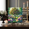 Framed Diamond Painting - Full Round Drill - Apple Tree (25x25cm)