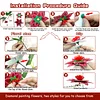 8pcs Flower Shape DIY Diamond Painting 3D Composite XMAS Floral Decorative Set
