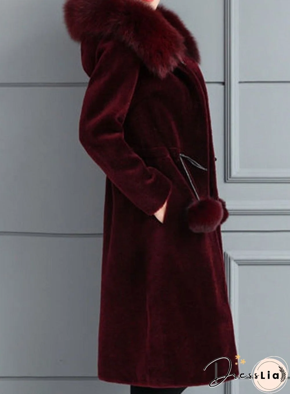 New ins women's medium and long imitation mink coat