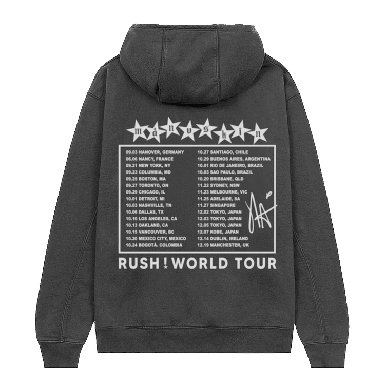 Måneskin Rush 2023 World Tour Hoodie