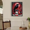Skelett Kr&auml;he 5d DIY Diamond Art Malerei Sets f&uuml;r Geschenk Zuhause Wanddekoration 30x40cm