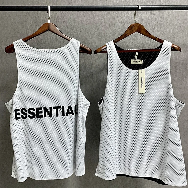 Fog Fear of God Essentials Vest Mesh Double-Sided Sleeveless Bottoming Shirt