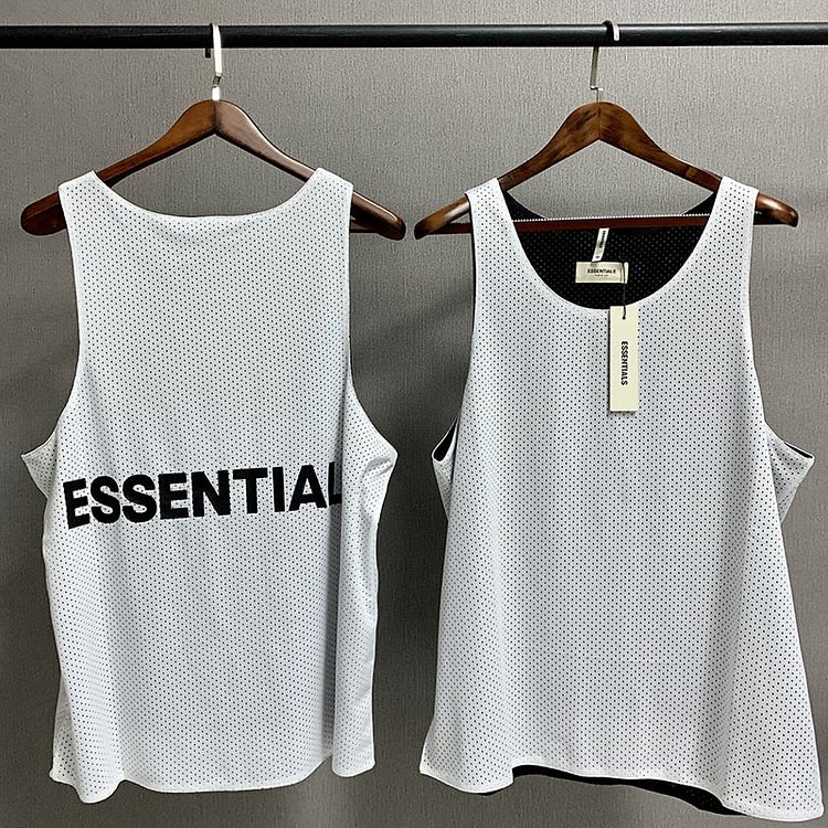 Fog Fear of God Essentials Vest Mesh Double-Sided Sleeveless Bottoming Shirt