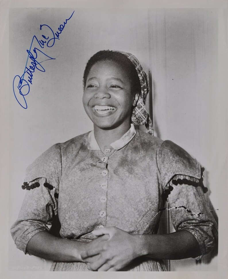 BUTTERFLY McQUEEN SIGNED Photo Poster painting Gone With The Wind wcoa