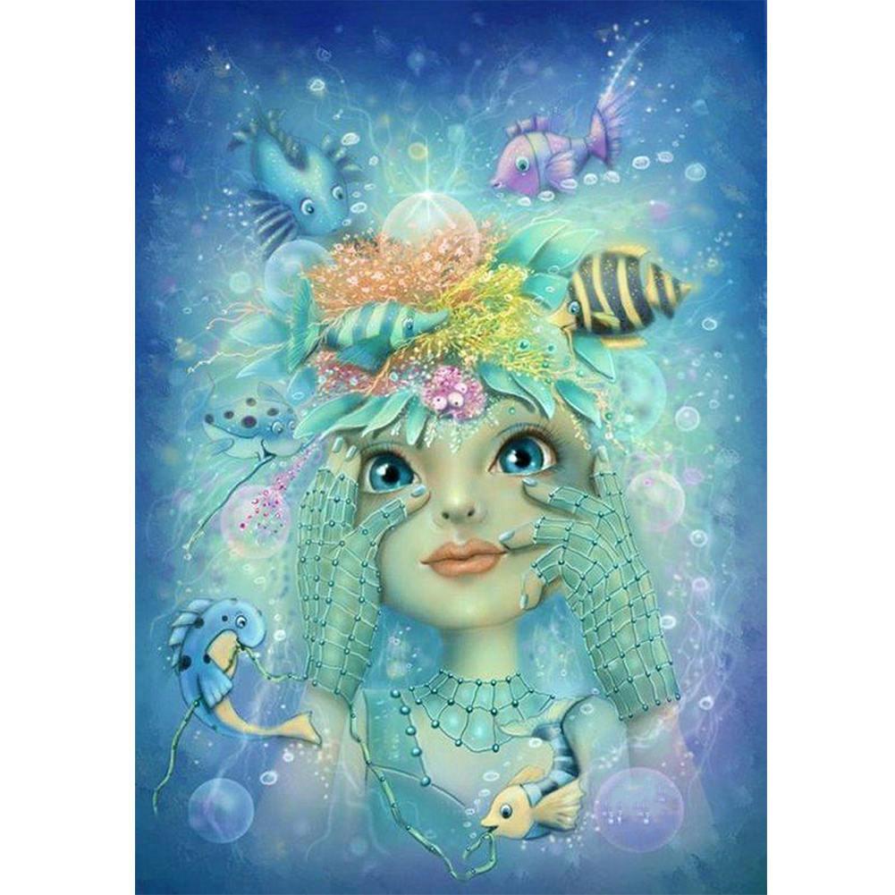 

Girl - Round Drill Diamond Painting - 30*40CM, 501 Original