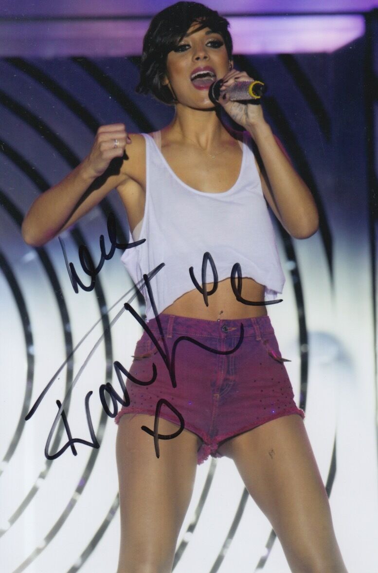 FRANKIE SANDFORD HAND SIGNED 6X4 Photo Poster painting THE SATURDAYS.