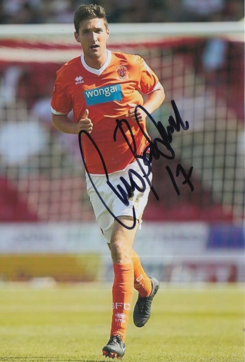 BLACKPOOL HAND SIGNED CHRIS BASHAM 6X4 Photo Poster painting 1.