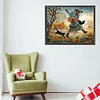 (50*40cm)Pumpkin Witch - Square AB Drill Diamond Painting