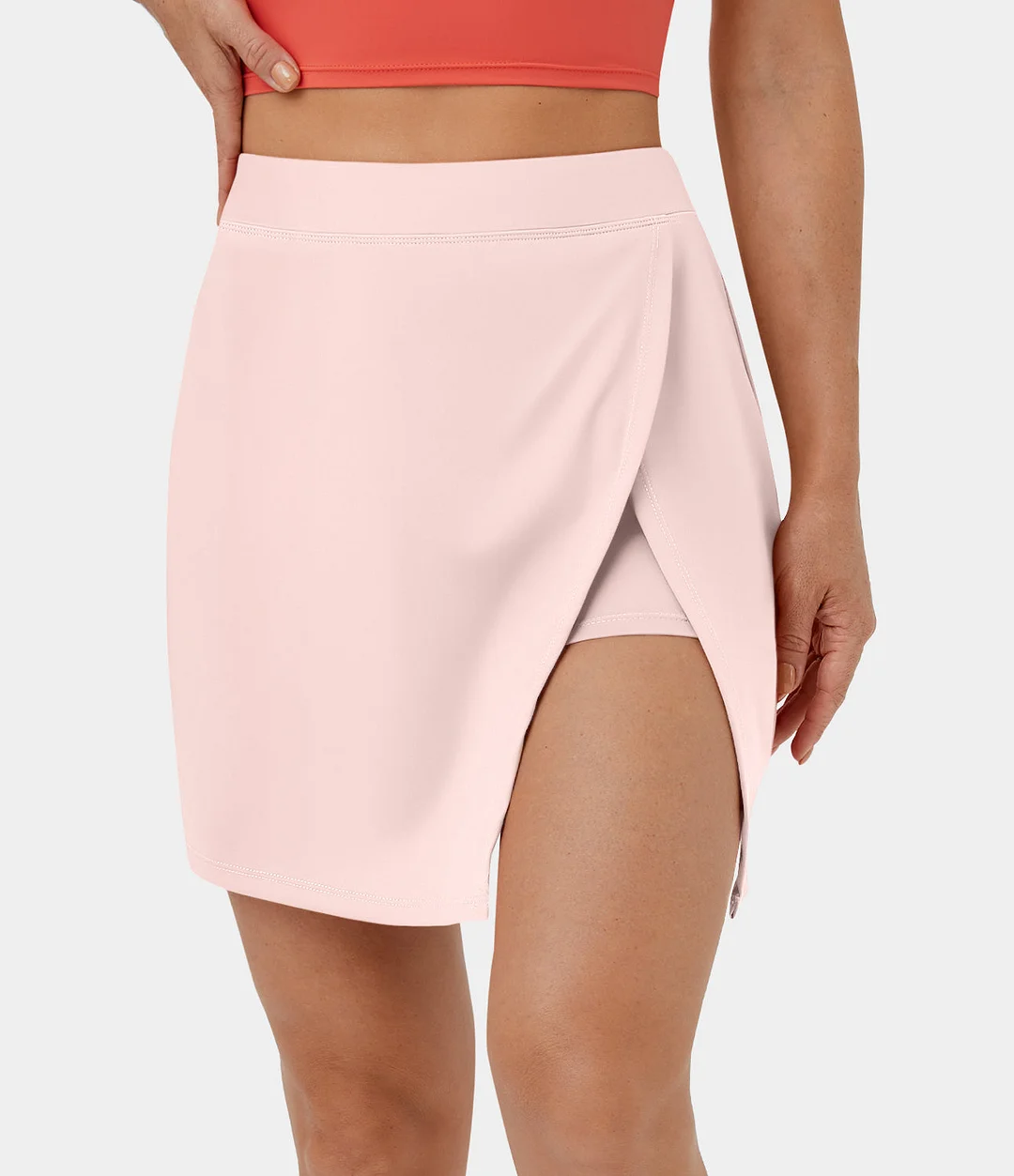 Cloudful® Air Side Cut 2-in-1 Side Pocket Tennis Skirt-Purity