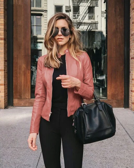 Autumn Jacket Women Coat Jacket PU Leather Fashion Short Coat Thin Female Jacket Coat Outwear 2020