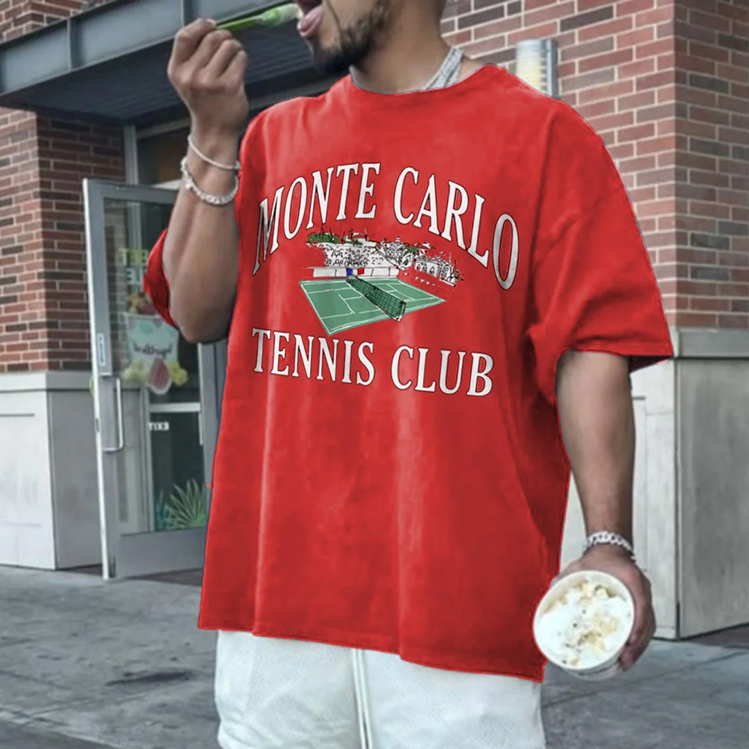 Monte Carlo Tennis Club  Casual T-shirt
