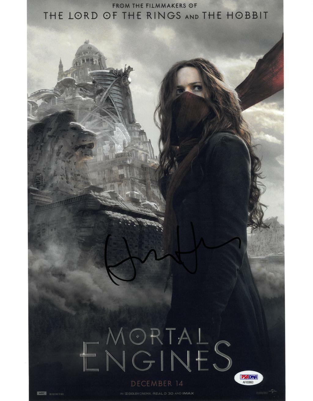 Hera Hilmar Signed Mortal Engines Autographed 11x14 Photo Poster painting PSA/DNA #AF83860