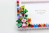 Flowerbed DIY Building Block Photo Frame Kit,Creative Handmade Assembled Photo Frame Handmade Craft Gift Home Tabletop Display Decor