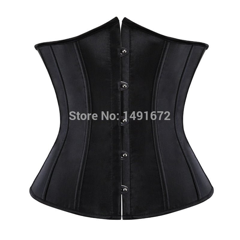 Gothic Underbust Corset and Waist Cincher Bustiers Top Workout Shape Body Belt Plus Size Lingerie Corsets Underbust S-6XL New
