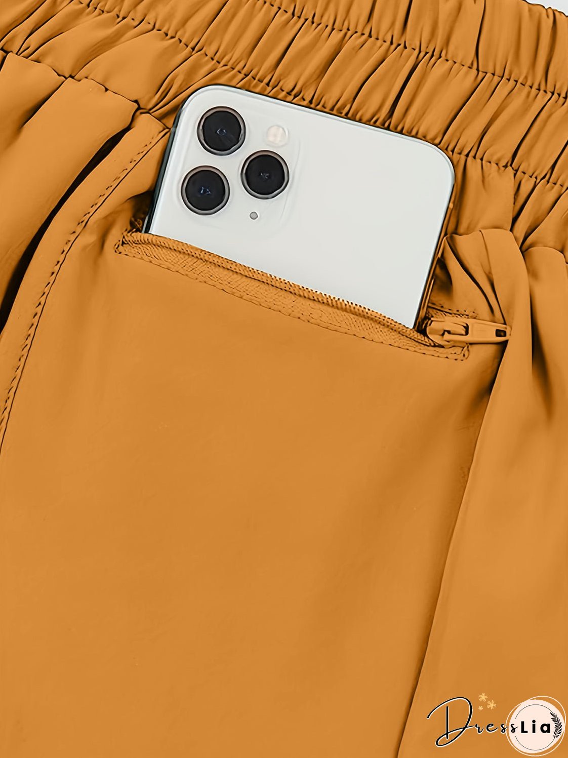 Elastic Waist Active Shorts