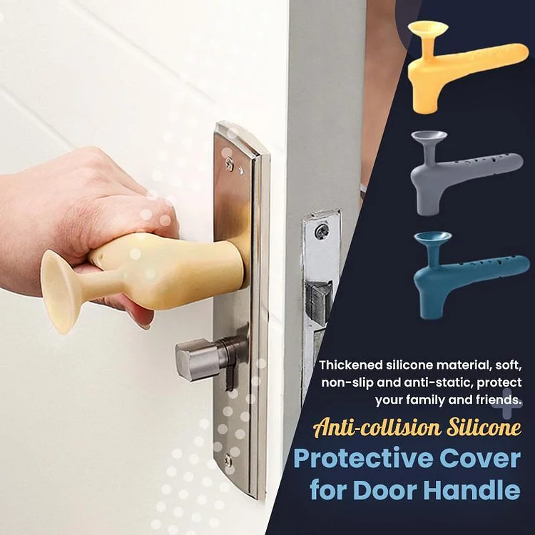 Anti-collision Silicone Protective Cover for Door Handle
