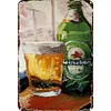 Heineken bi&egrave;re - Panneaux en &eacute;tain m&eacute;tallique(20*30cm/30*40cm) - Bi&egrave;re
