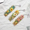 3Pcs Special Shaped Daffodils DIY Diamond Painting Bookmark Making Kit for Home
