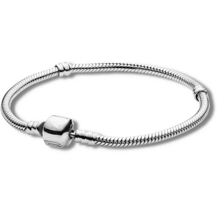 925 Silver Snake Bone Bracelet