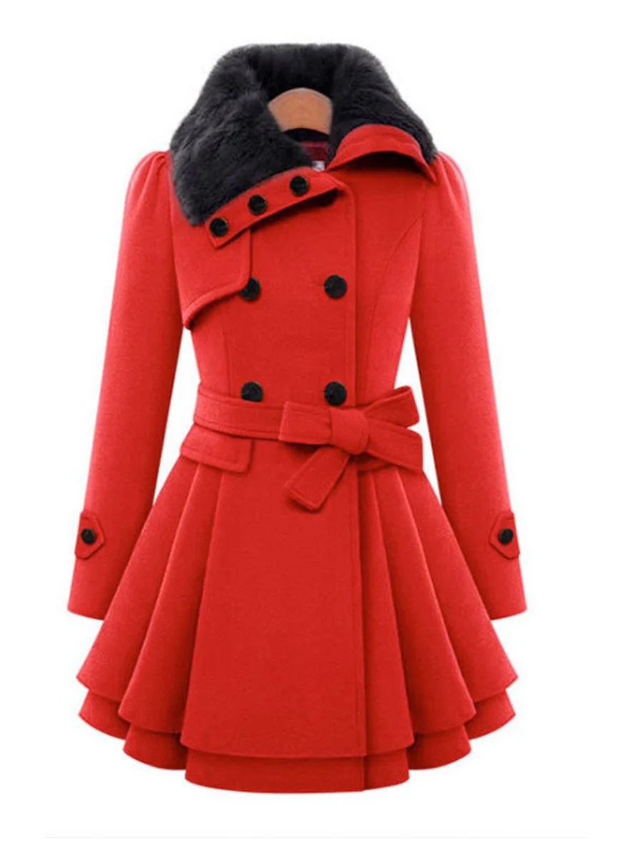 Autumn/Winter Trendy Long Woolen Coat