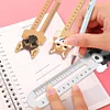 (US Only)6pcs Cartoon Animal Pattern 2D/Flat DIY Diamond Painting Ruler Bookmark Set