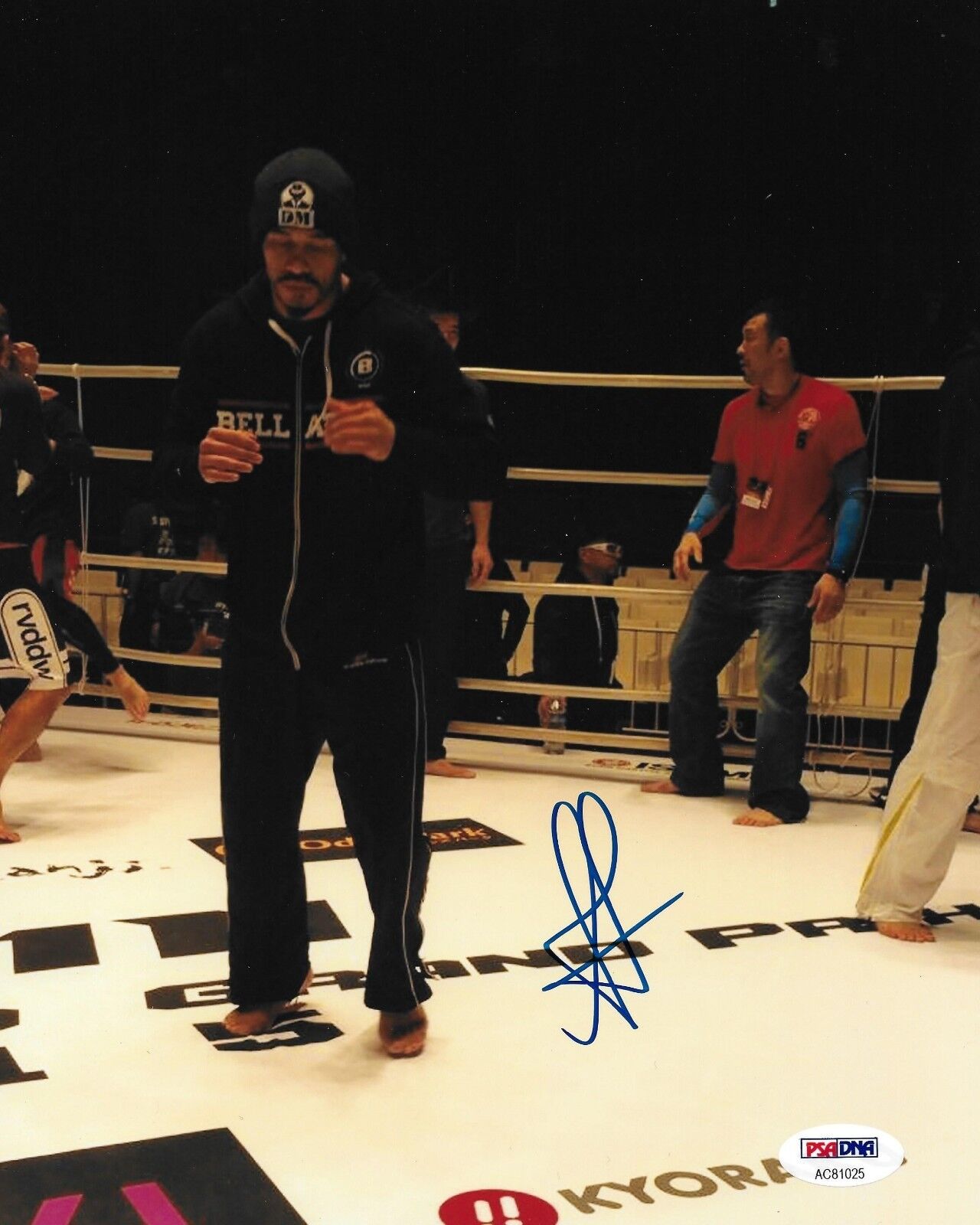 AJ Matthews Signed 8x10 Photo Poster painting PSA/DNA COA Rizin FF Picture w/ Kazushi Sakuraba