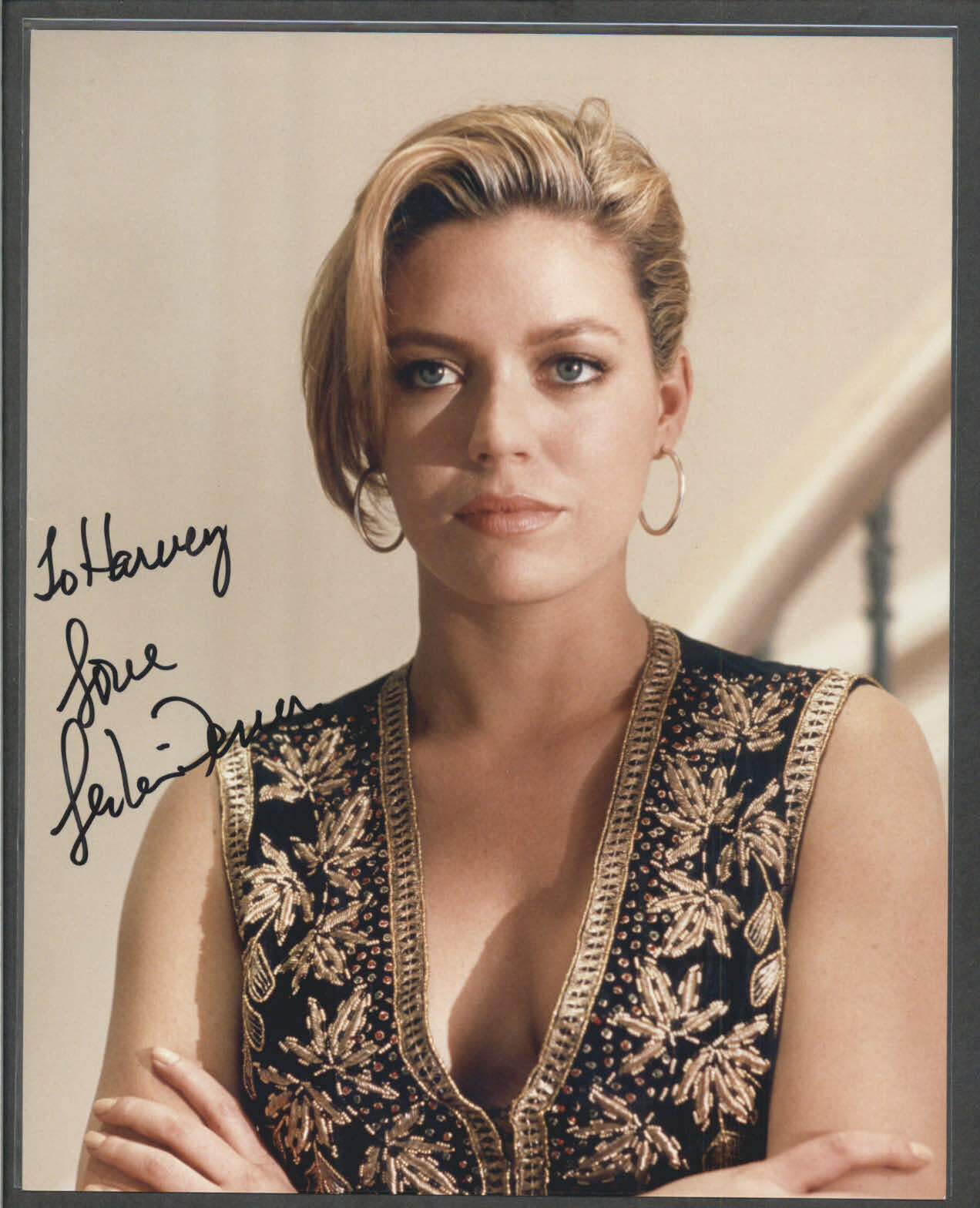 Leilani Sarelle - Signed Autograph Color 8x10 Photo Poster painting - Basic Instinct