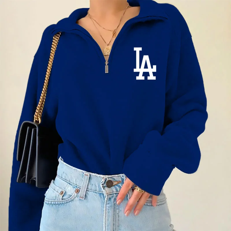 Vintage Women's Support Los Angeles Dodgers Baseball  Print Sweatshirt