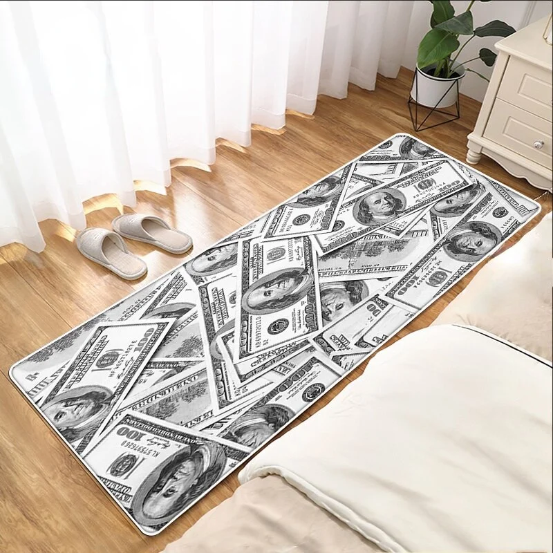 Athvotar Entrance Doormat Dollar Money Pattern Living Room Floor Rugs Home Decor Kitchen Absorbent Carpet Anti Slip Bathroom Mat 1127-0